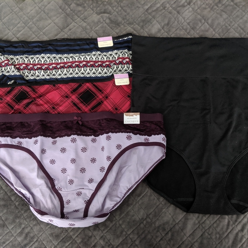 Lot of 4 NWT Lane Bryant underwear size 18-20